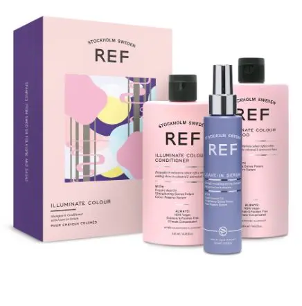 REF Gift Box Illuminate Colour | Shampoo, Conditioner & Leave In Serum